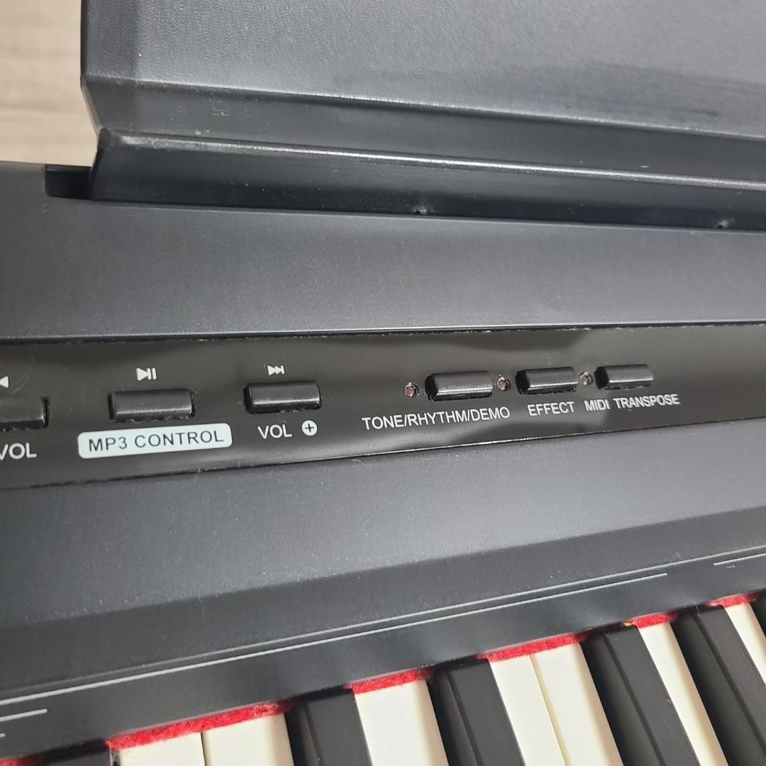 Donner 電子ピアノ 88鍵盤 キーボード DEP-10 譜面台付 ブラック