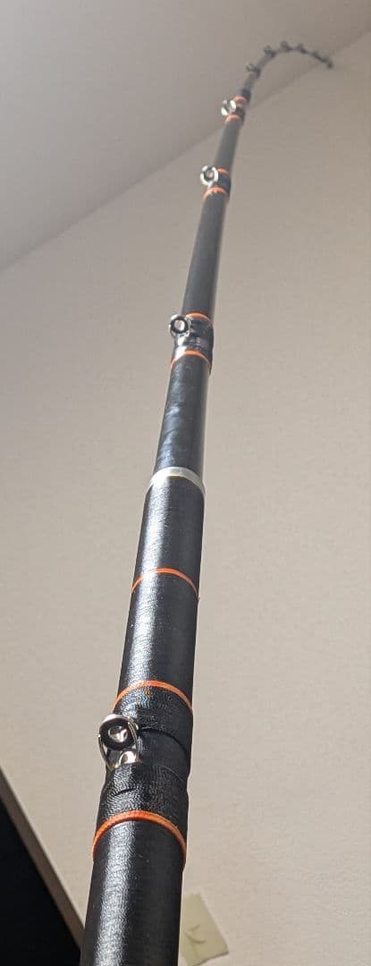 NFTスーパージャンボ5.0m/4P！4本継ぎクエ釣り専用竿　まさかの美品