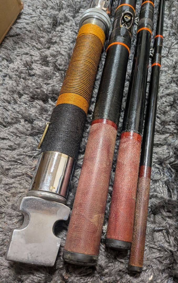 NFTスーパージャンボ5.0m/4P！4本継ぎクエ釣り専用竿　まさかの美品