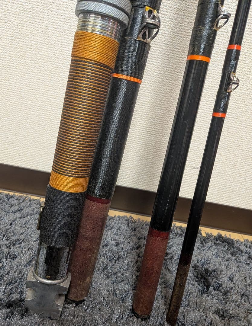 NFTスーパージャンボ5.0m/4P！4本継ぎクエ釣り専用竿　まさかの美品