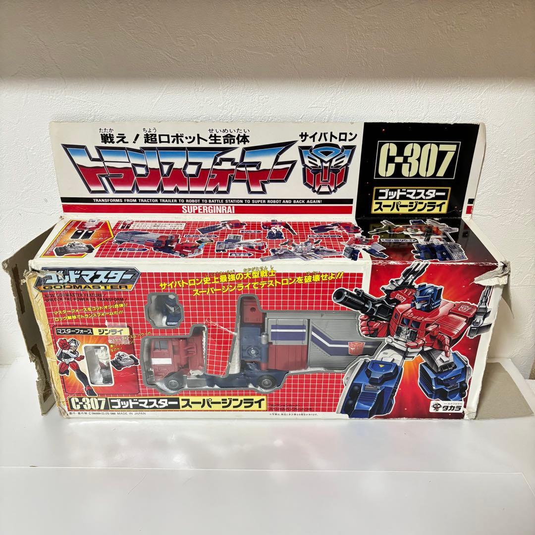 【箱付当時物】タカラ C-307 スーパー ジンライ 希少