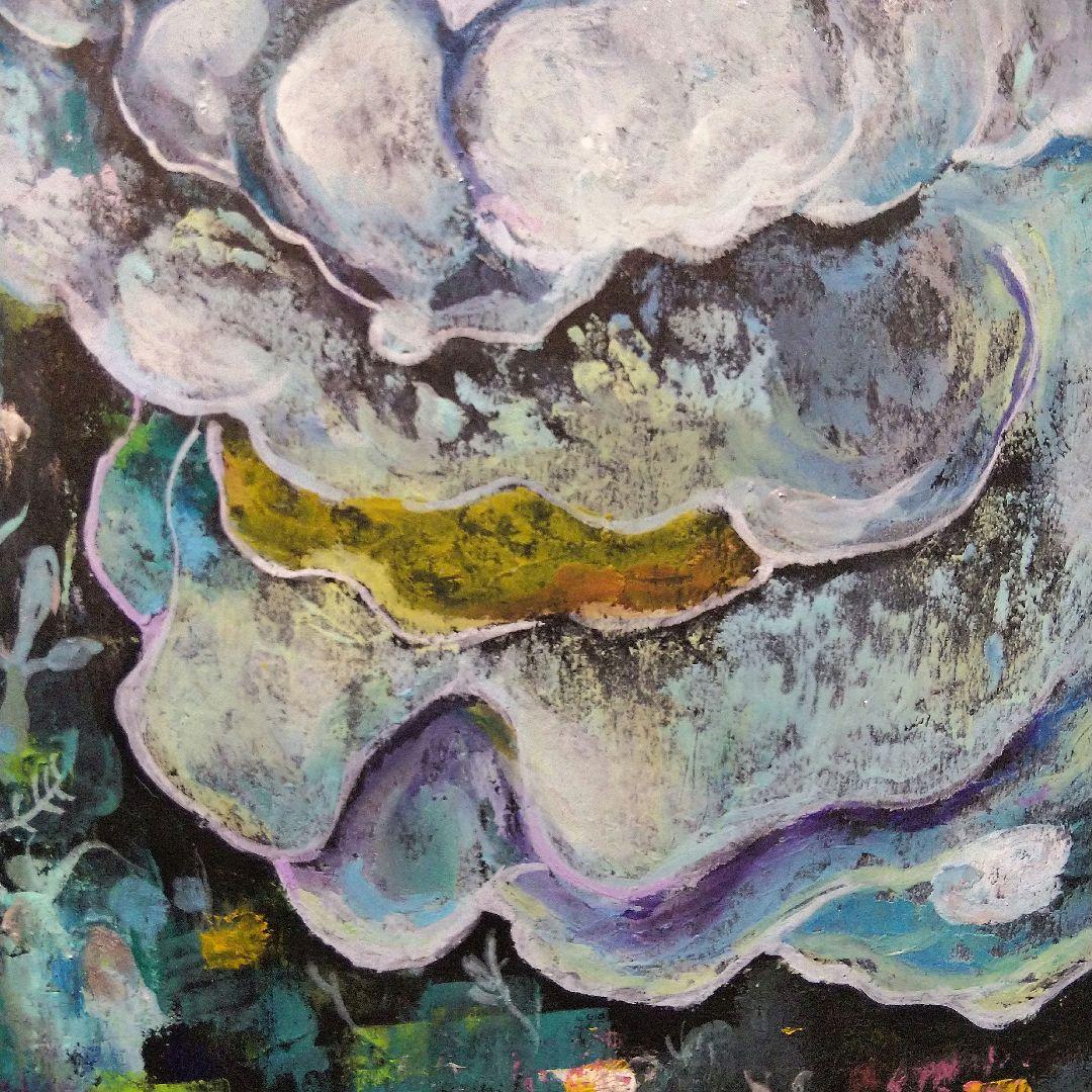 ウミウシ ホヤ 珊瑚 海 風景 原画 アート 絵画 画家 ハンドメイド