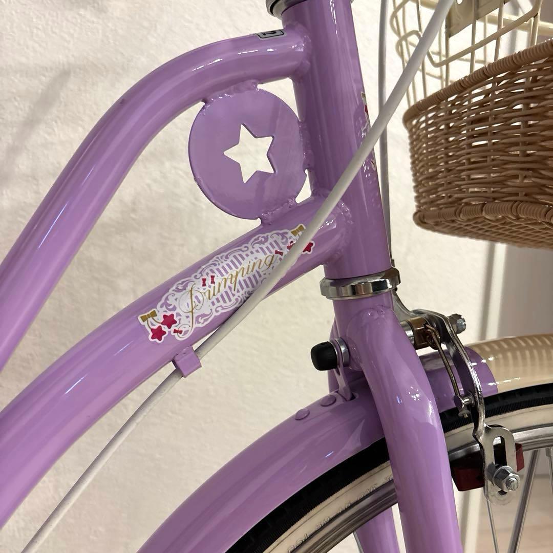 アサヒサイクル　バスケットかご付き自転車　プリンピング　22