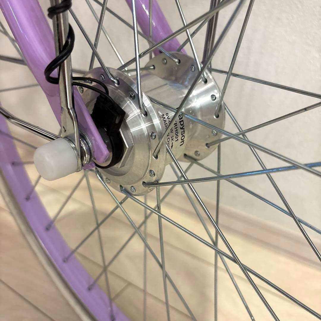 アサヒサイクル　バスケットかご付き自転車　プリンピング　22