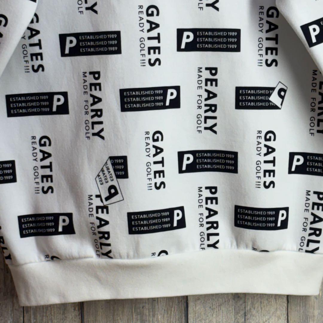 パーリーゲイツ　PEARLY GATES パーカー　ジップアップ　ロゴプリント