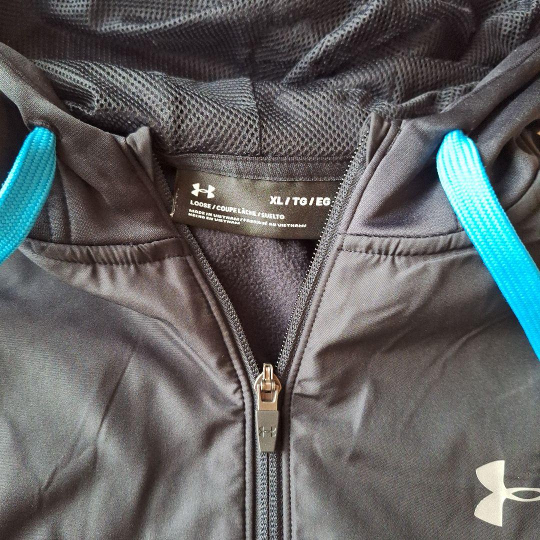 Under Armour ジャージ上下セット ブラック. XL XXL