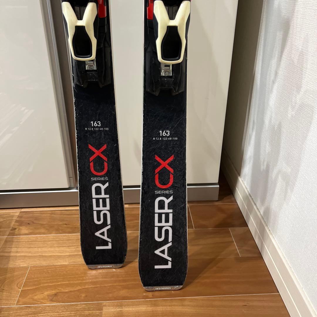 ストックリ LASER CX スキー 163cm ビンディング　サロモン