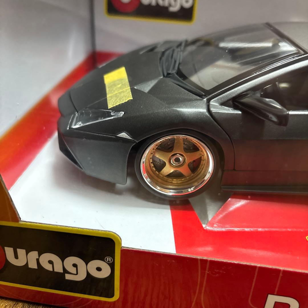 burago ランボルギーニ　レヴェントン　メタリックグレー　ミニカー