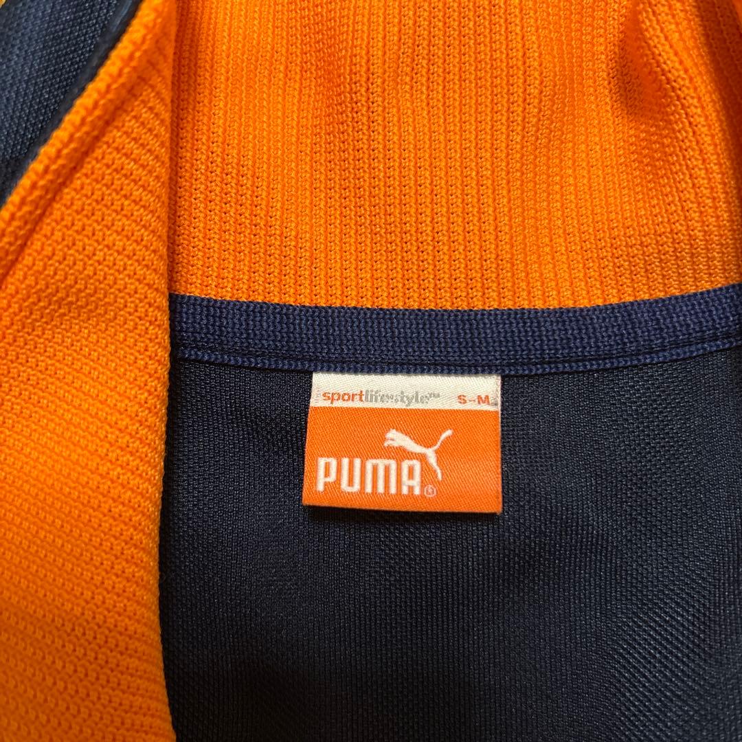 PUMA ストライプジャケット S-M ネイビー/オレンジ　赤　4枚セット
