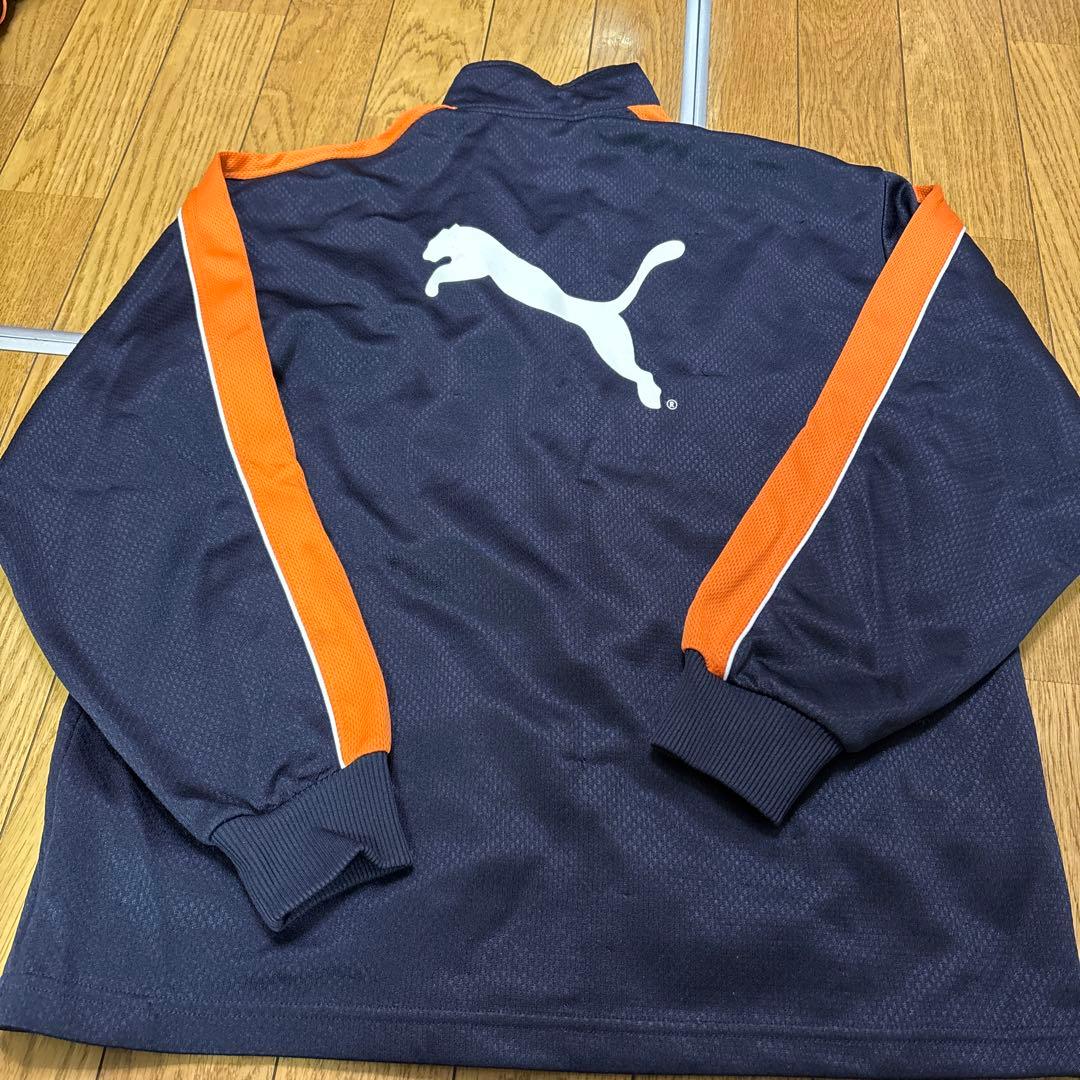 PUMA ストライプジャケット S-M ネイビー/オレンジ　赤　4枚セット