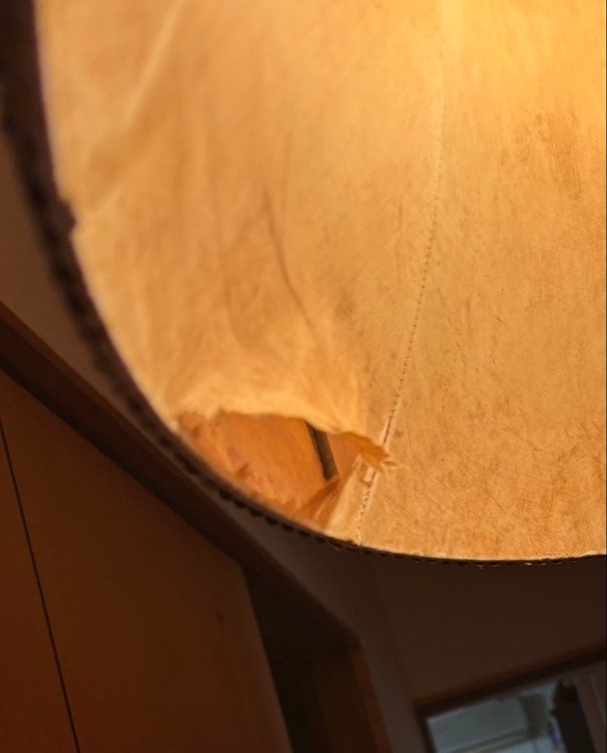 フロアスタンド アンティーク自然風景柄
