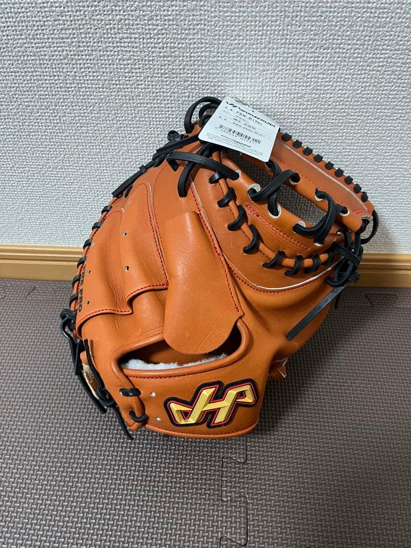 新品未使用　ハタケヤマ　硬式キャッチャーミット　甲斐モデル