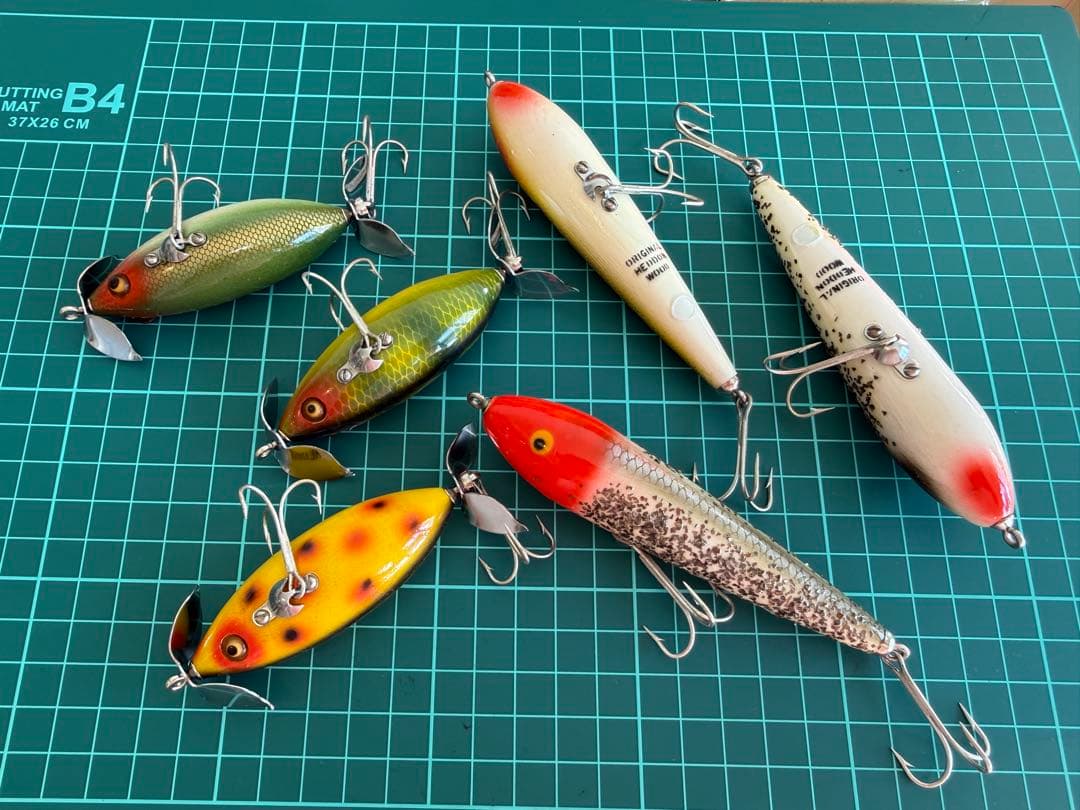 ニ*ん様 オールドヘドン ★☆ スミス ウッド ヘドン HEDDON ルアー 釣