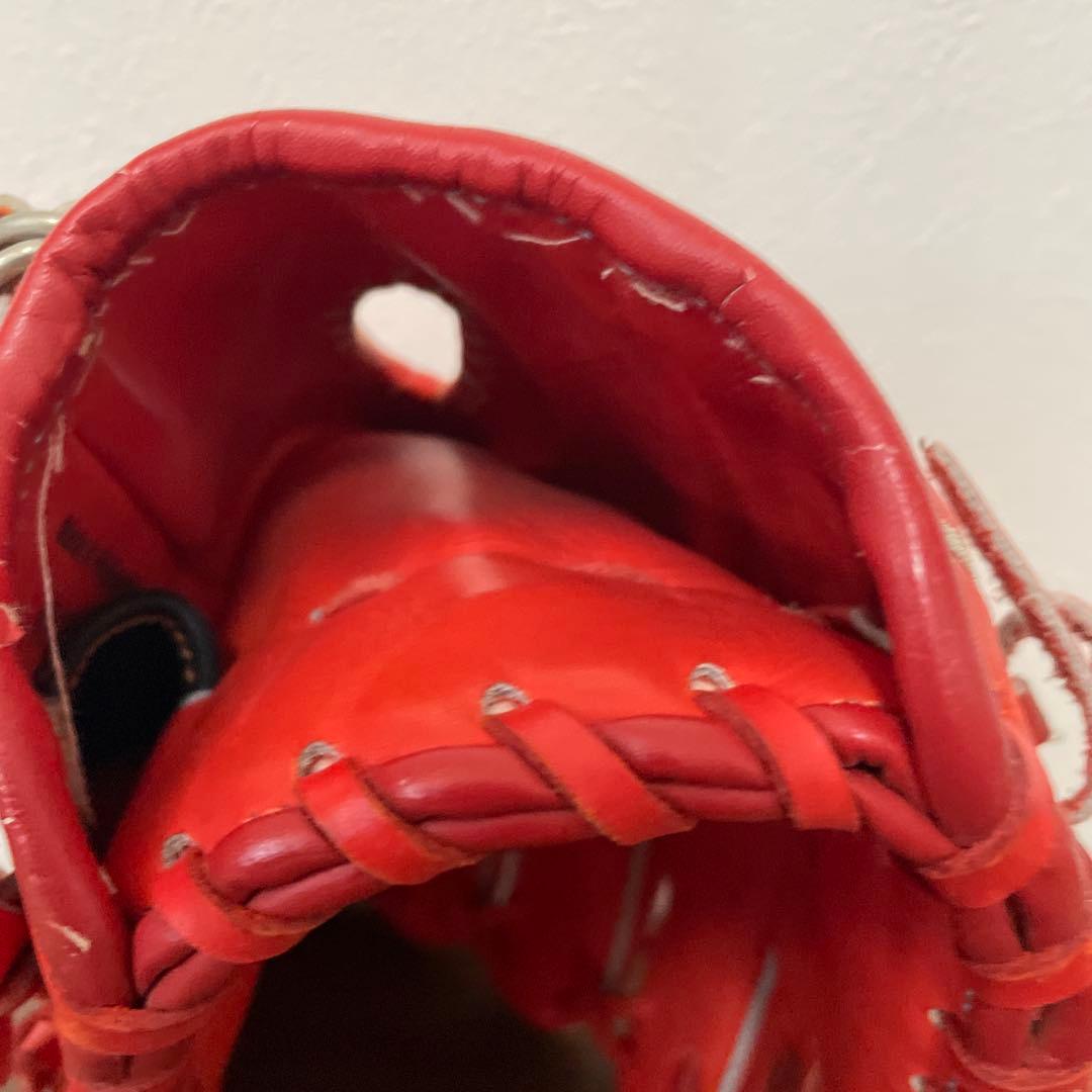 asics Inlet Flex Palm 軟式グローブ オレンジ（左投げ用）