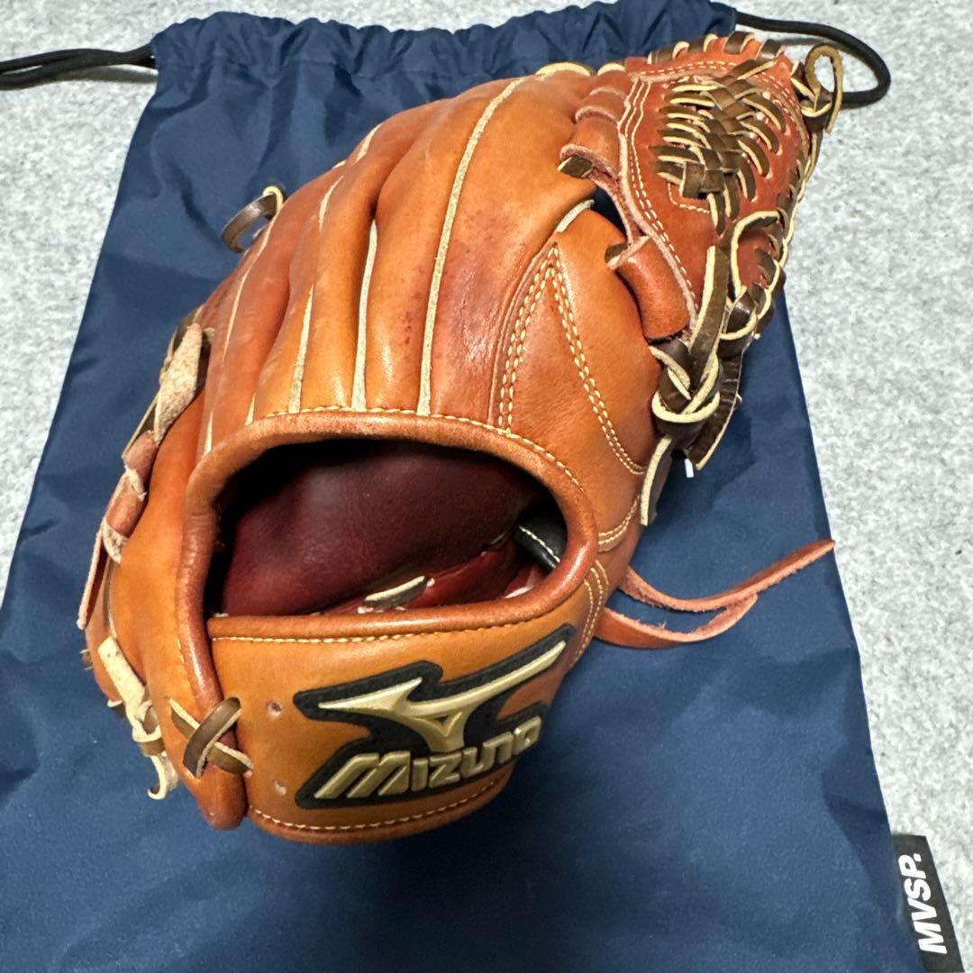 ミズノ グローバルエリート 人気ローズブラウン Mizuno 内野 軟式グローブ