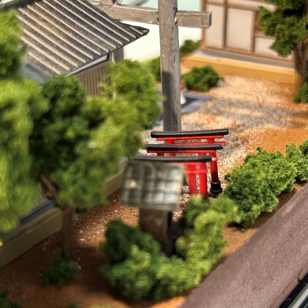 おやまかわ様ご予約品　江ノ電 江の島腰越 こゆるぎ神社 鉄道ジオラマ　Nゲージ
