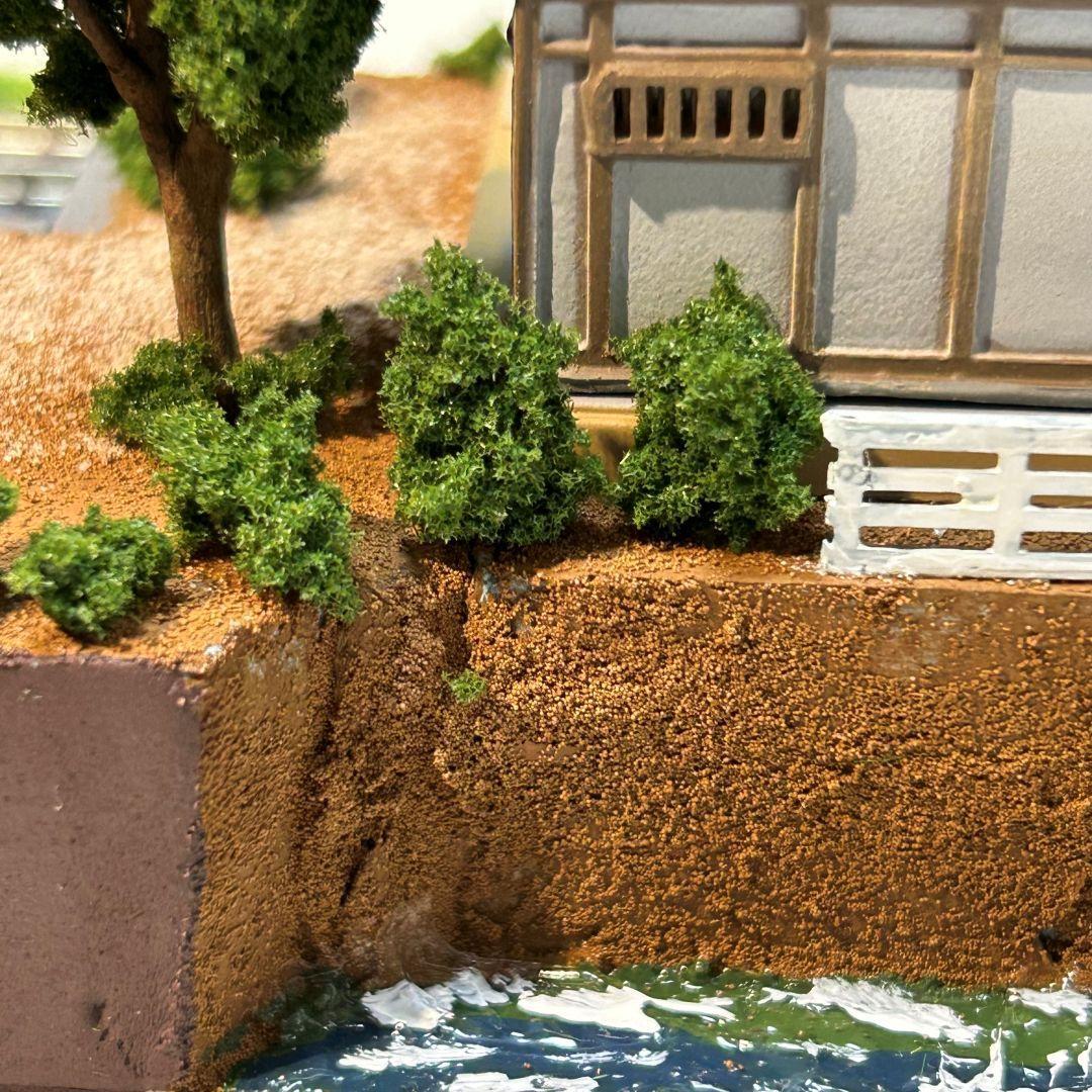 おやまかわ様ご予約品　江ノ電 江の島腰越 こゆるぎ神社 鉄道ジオラマ　Nゲージ