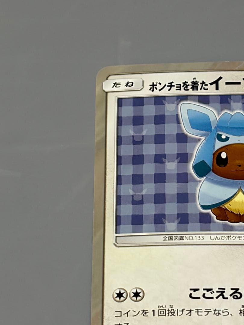ポンチョを着たイーブイ グレイシア プロモ SM-P ポケモンカード ポケカ