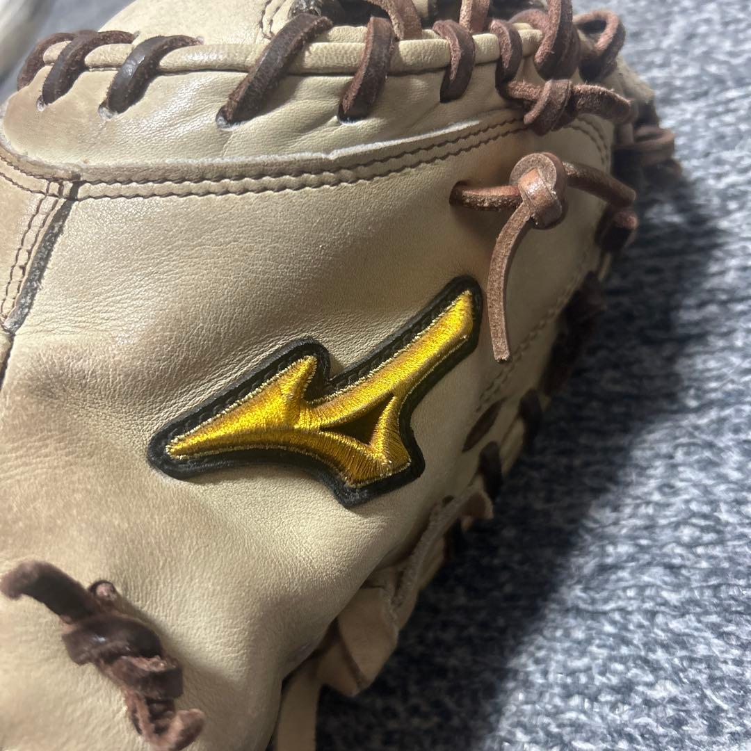 Mizuno プロ 硬式グローブ キャッチャーミット　キャメル