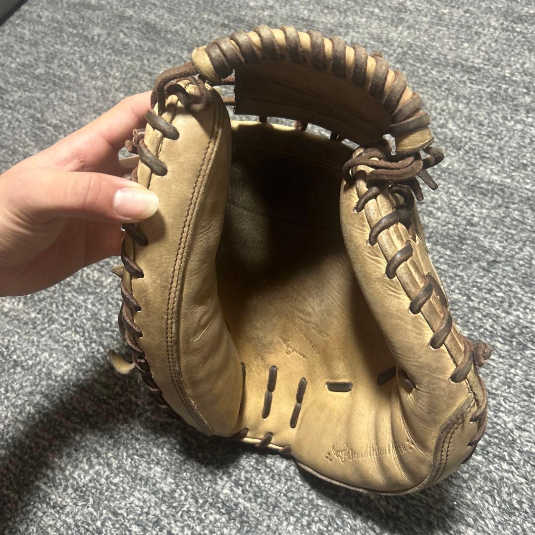 Mizuno プロ 硬式グローブ キャッチャーミット　キャメル