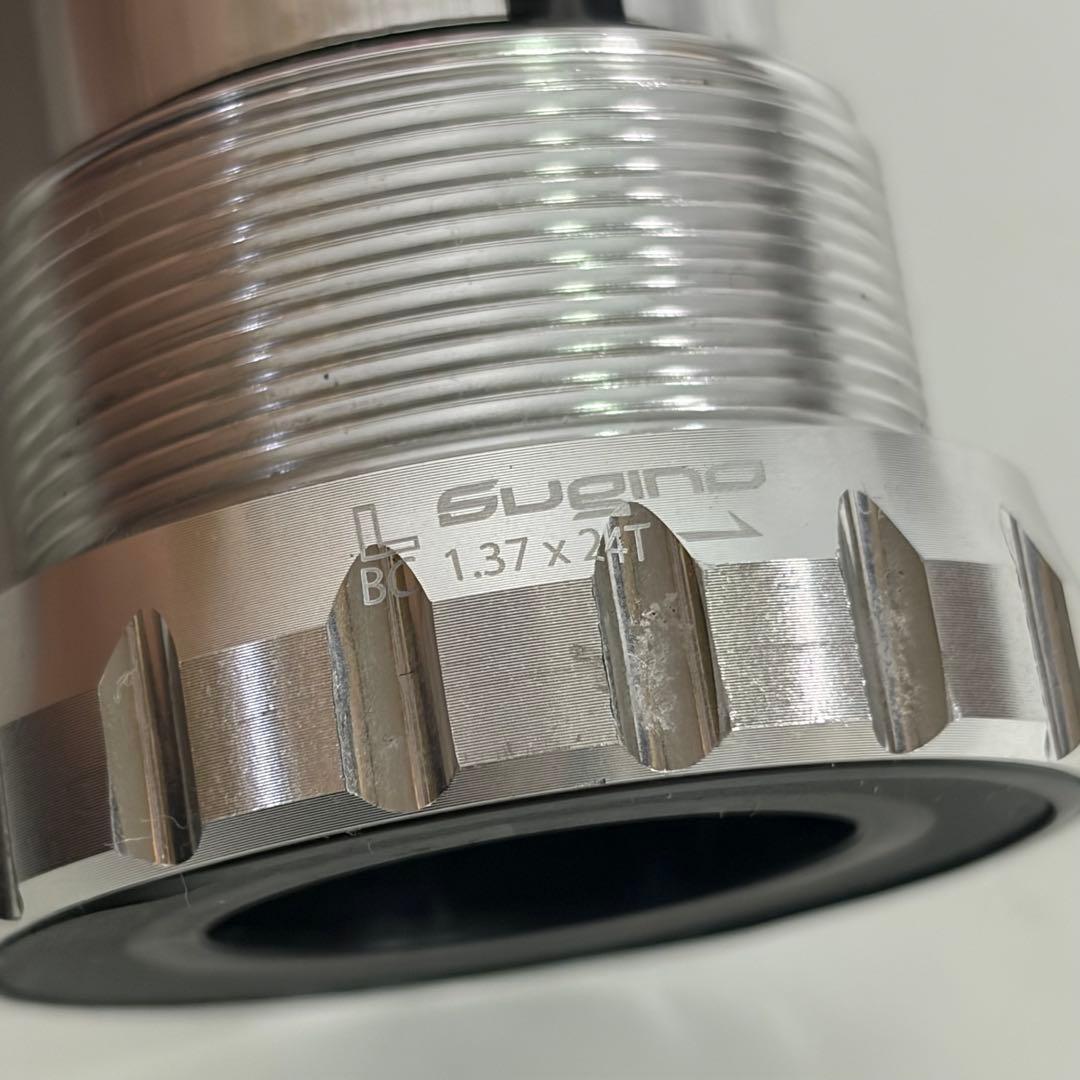 sugino 75DD 170mm digirit カーボンチェーンリング49T