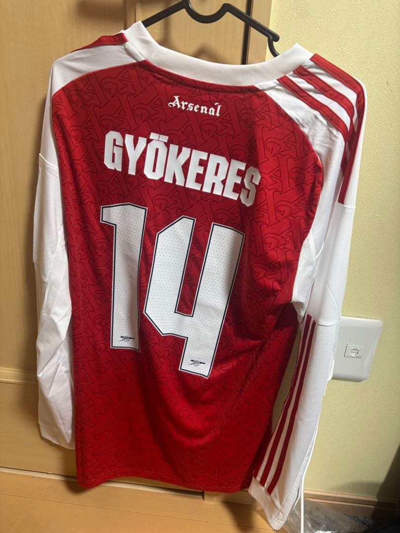 アーセナル ギョケレシュ 25/26ホームユニフォーム 長袖 Gyökeres
