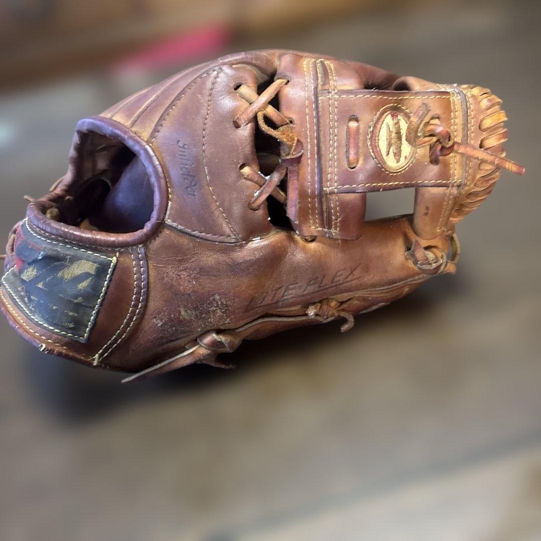 70'S MIZUNO ワールドウィン 赤カップ 硬式グローブ オリジナル