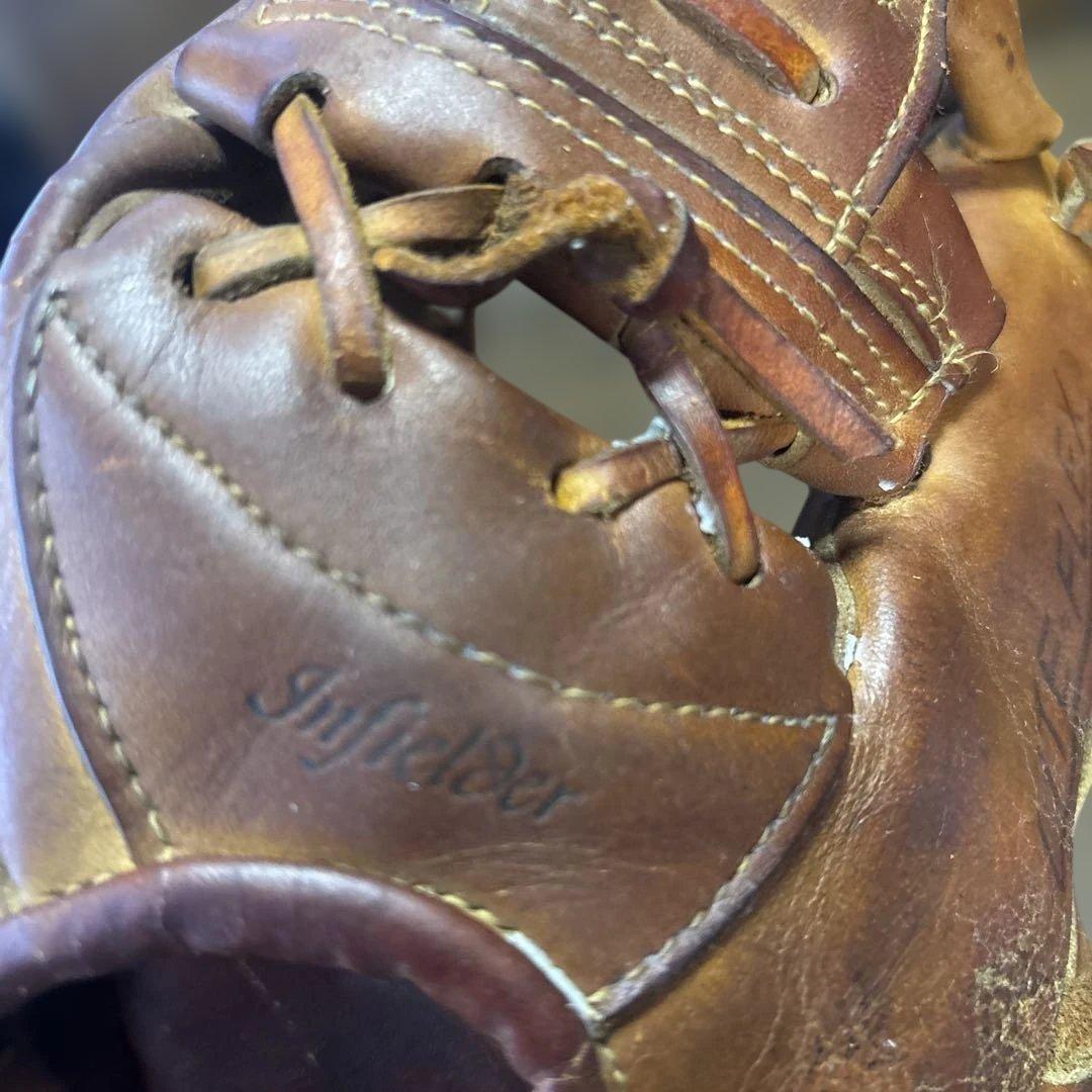 70'S MIZUNO ワールドウィン 赤カップ 硬式グローブ オリジナル