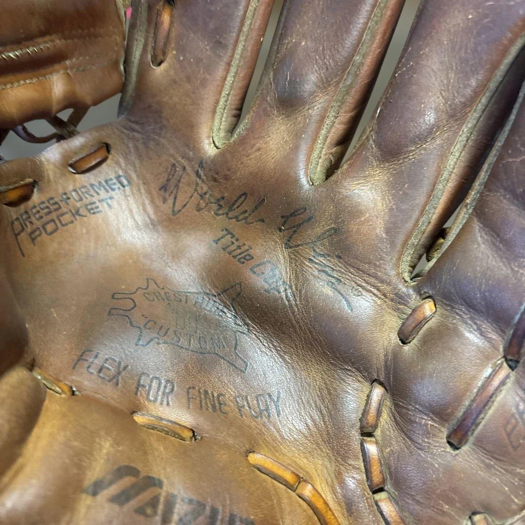 70'S MIZUNO ワールドウィン 赤カップ 硬式グローブ オリジナル