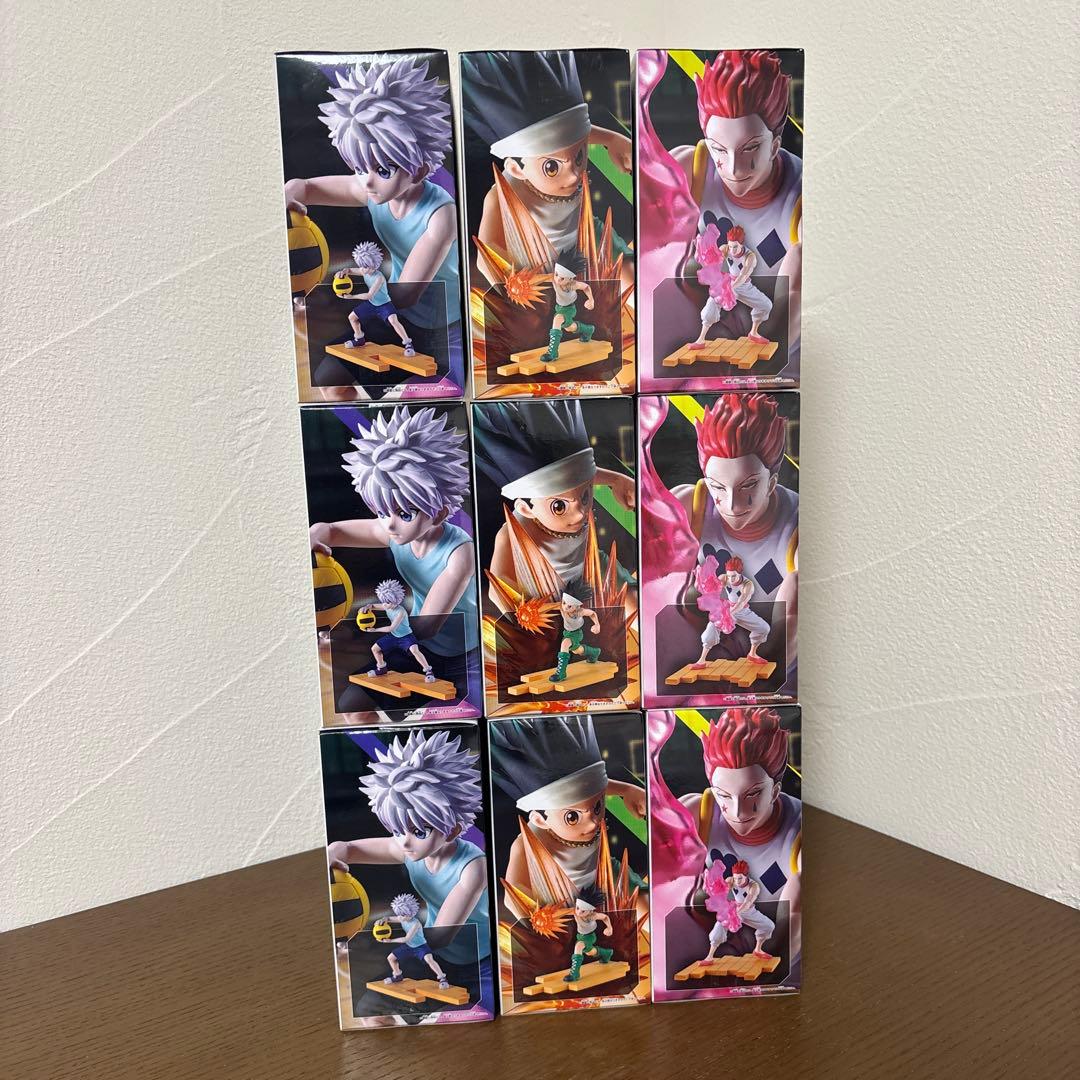ハンターハンター フィギュア　9点セット ゴン キルア ヒソカ
