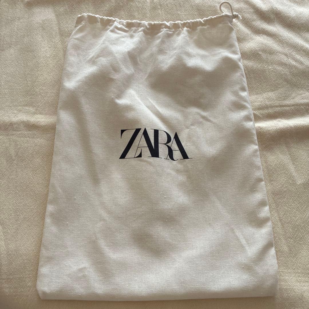 ZARA 23cm バレリーナシューズ　ブラウン　完売品
