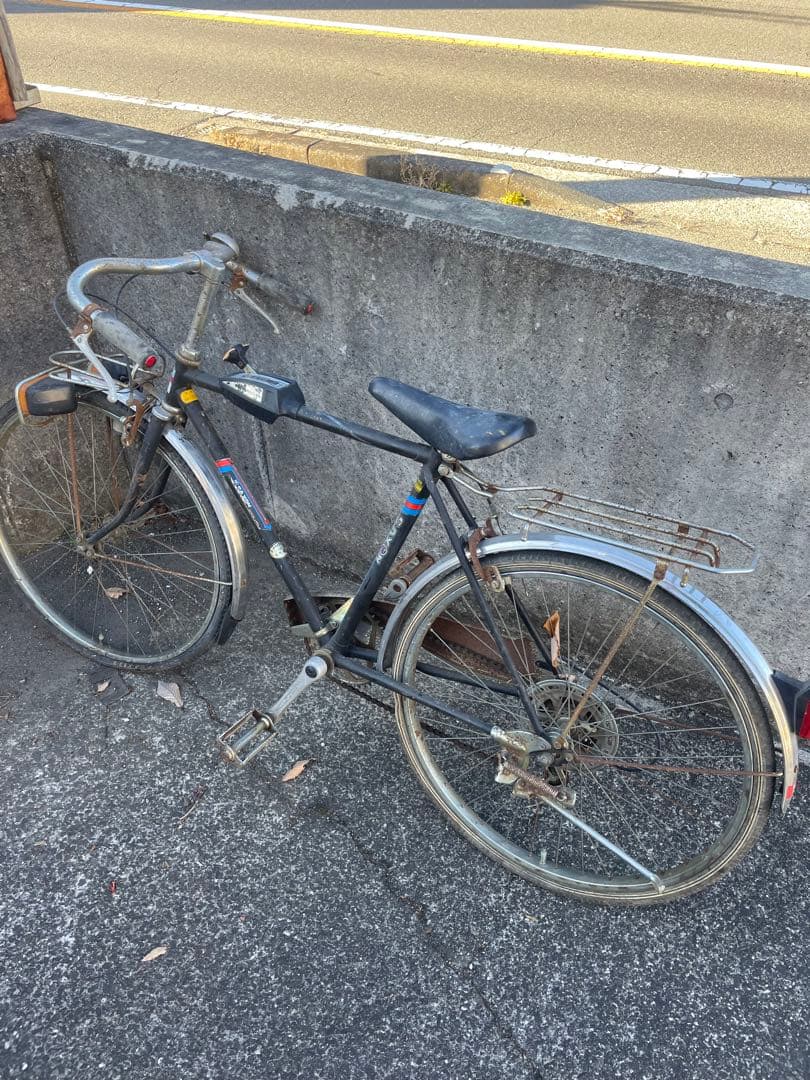 値下げ　昭和レトロ　自転車　ギア付き　ジャンク