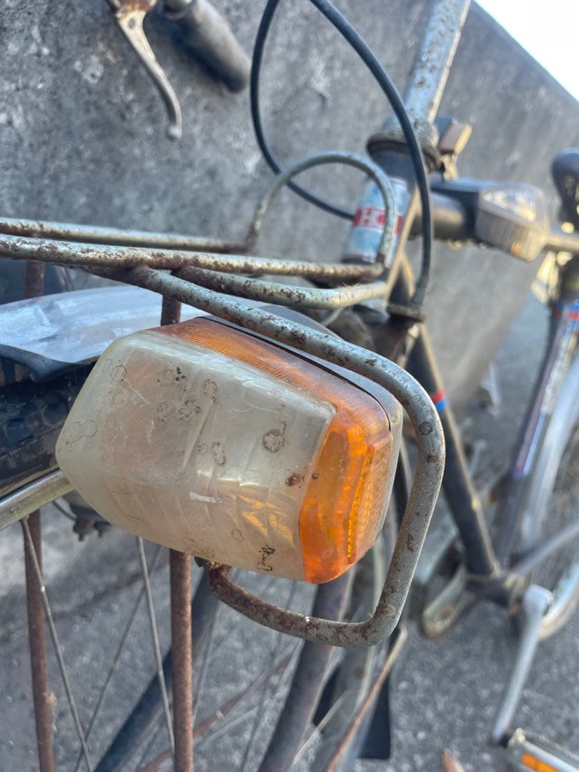 値下げ　昭和レトロ　自転車　ギア付き　ジャンク