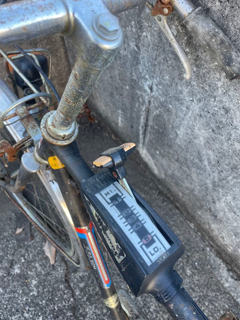値下げ　昭和レトロ　自転車　ギア付き　ジャンク