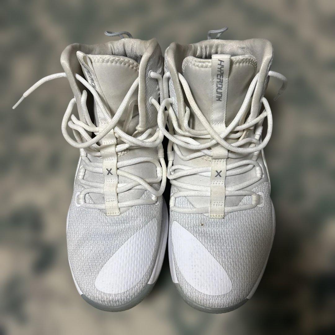 ［値下げ］NIKE HYPERDUNK X EP \"オールホワイト\" 29cm