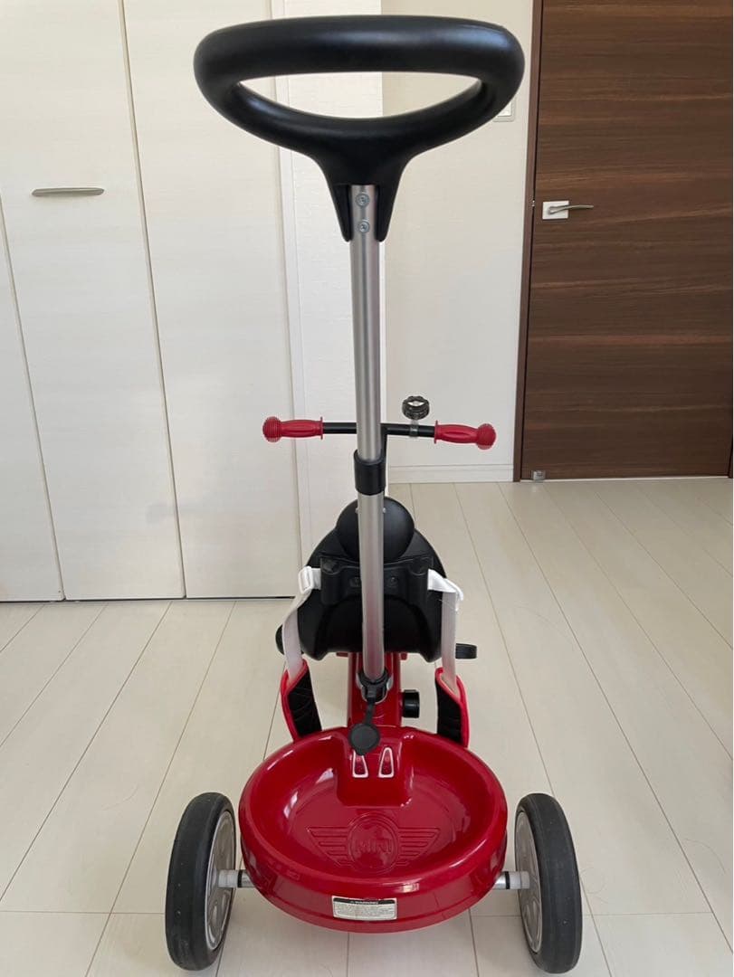 ミニクーパー　三輪車　レッド　【引き取り限定】