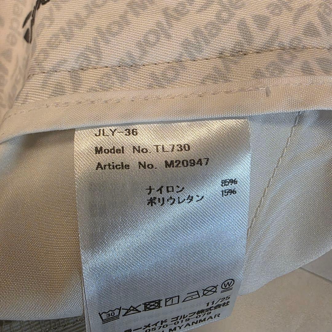 TaylorMade TL730 ホワイトパンツ サイズ91