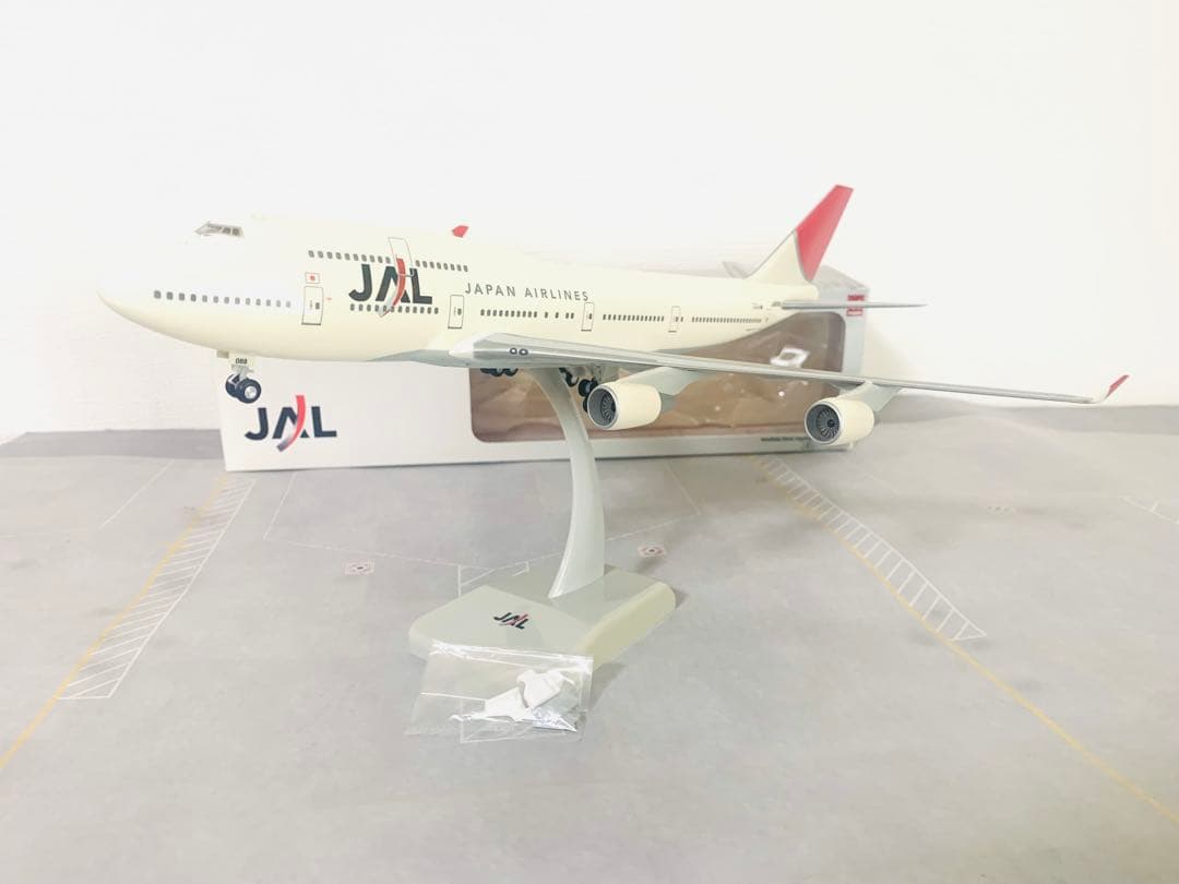 jalux公認モデル／ホーガン製1/200日本航空Ｂ７４７－４００太陽とアーク機
