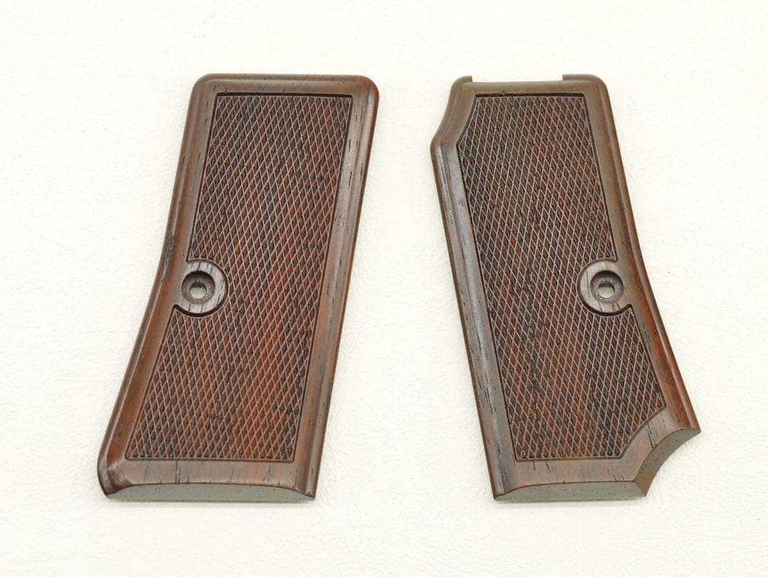 ウエスタンアームズ ベレッタM1934用 木製グリップココボロ材 model-s