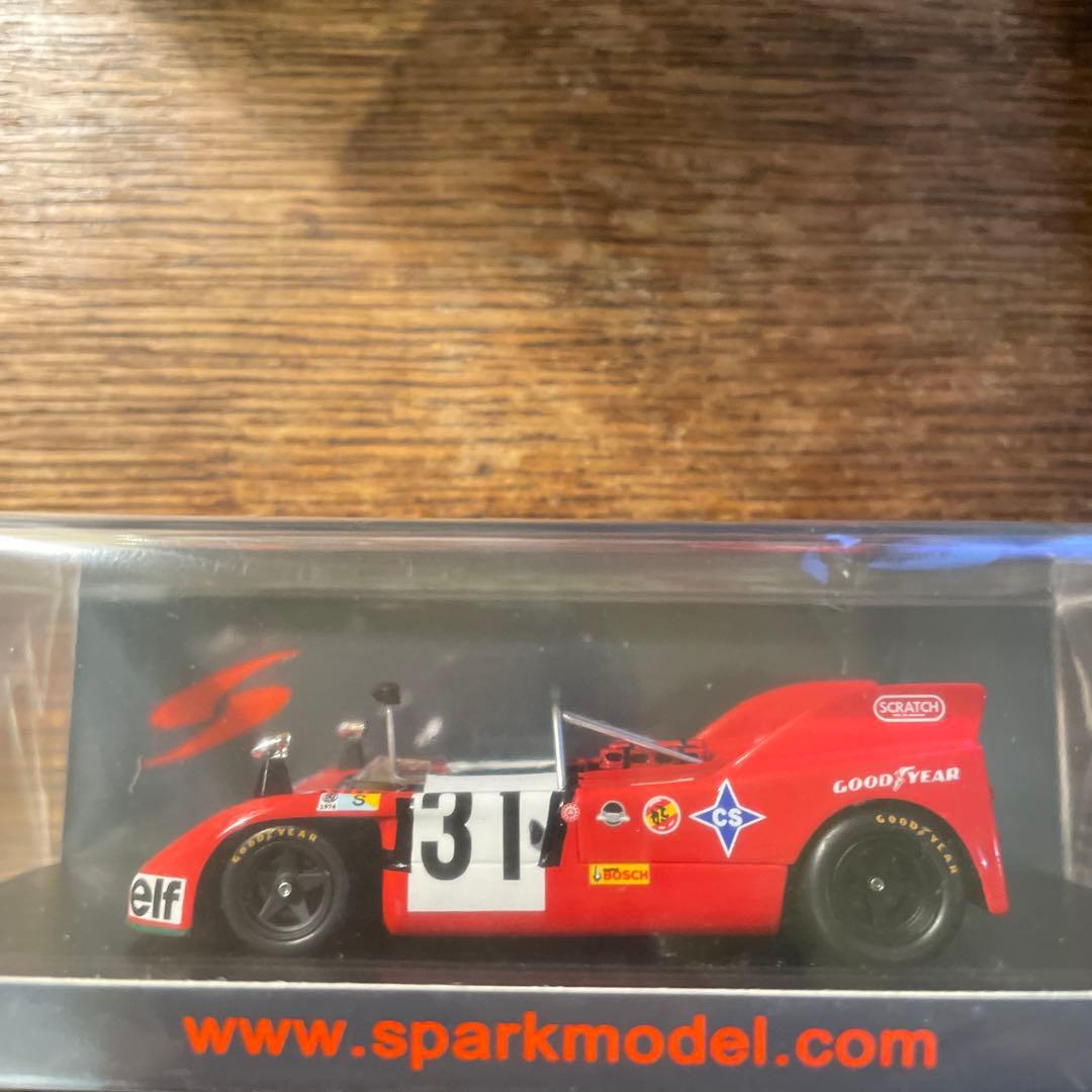 絶版　1/43 スパーク　ポルシェ　908/03 ルマン24時間　1974