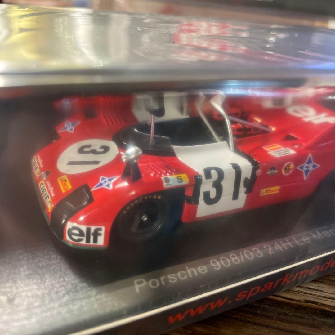 絶版　1/43 スパーク　ポルシェ　908/03 ルマン24時間　1974