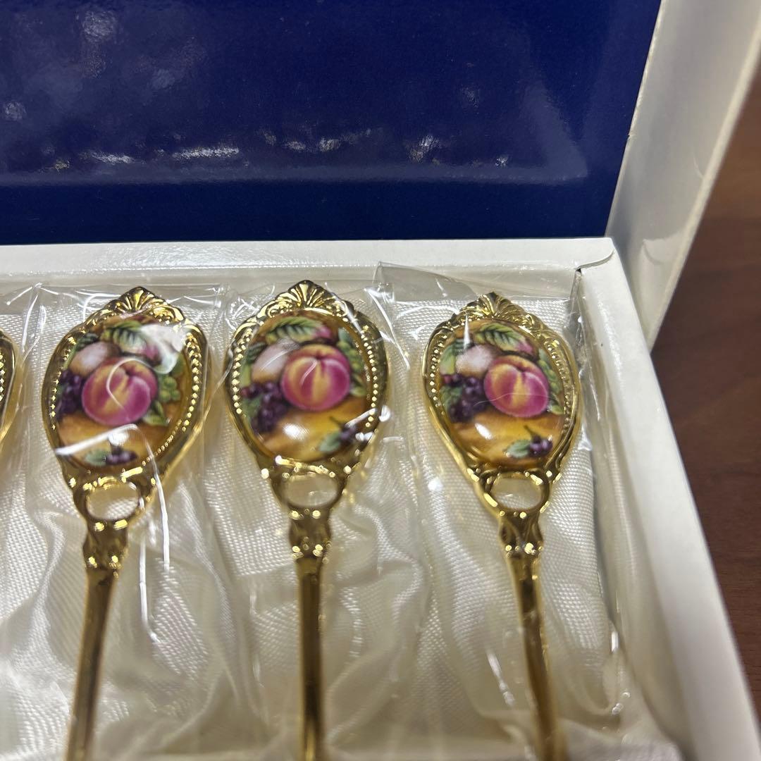 エインズレイ　オーチャードゴールド　カトラリー　フォーク　6本