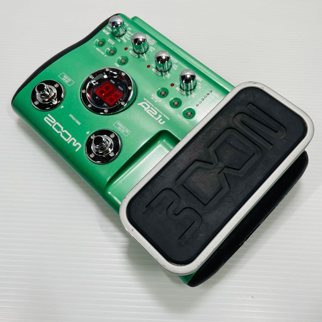 ZOOM A2.1u アコースティック マルチエフェクター 電池