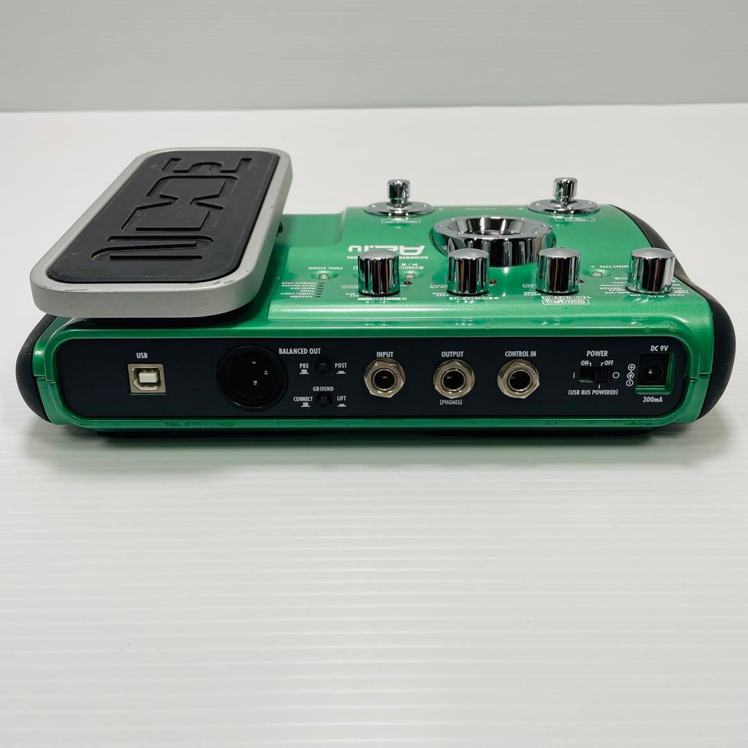 ZOOM A2.1u アコースティック マルチエフェクター 電池