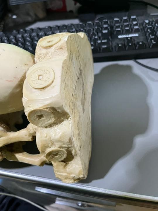 黄金袋　置物飾り　物縁起物　山羊