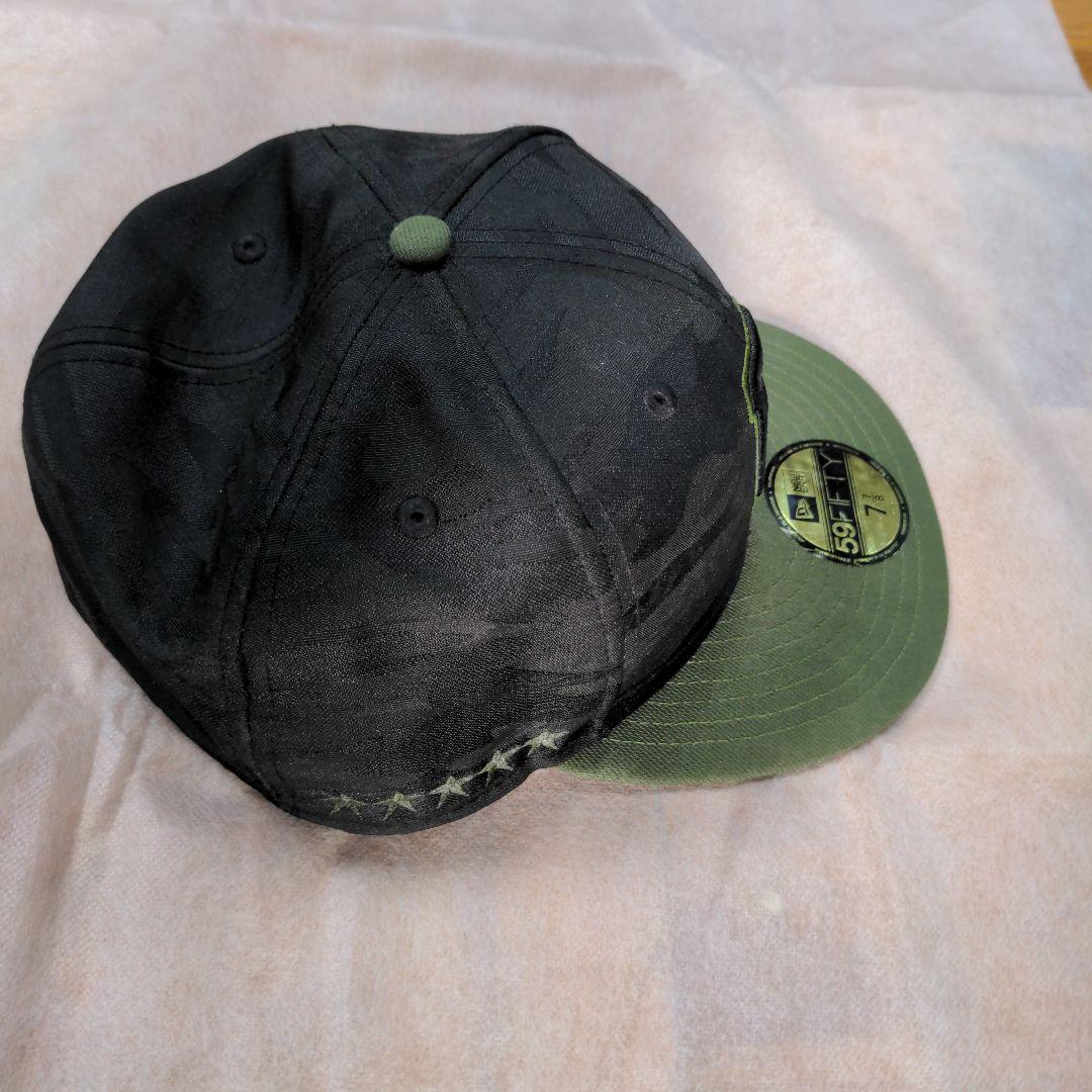 NEW ERA ピッツバーグ　パイレーツ　迷彩カラーのキャップ　7-7/8