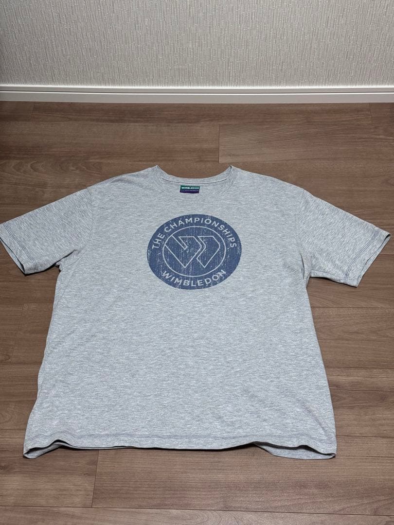 【希少】ヴィンテージWIMBLEDON テニスTシャツ ブルーXL