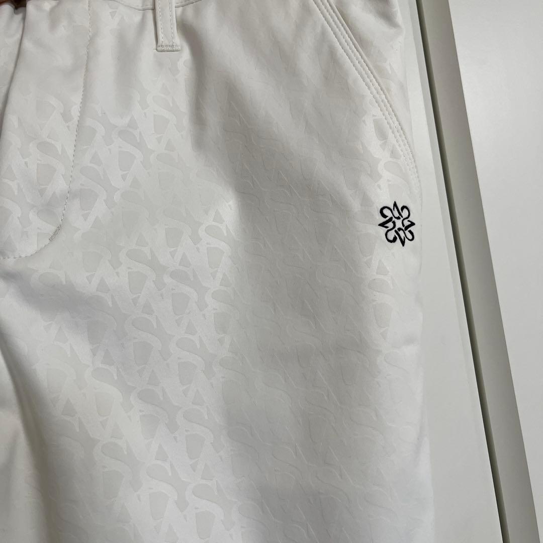 St ANDREWS ロゴ入りホワイトパンツ