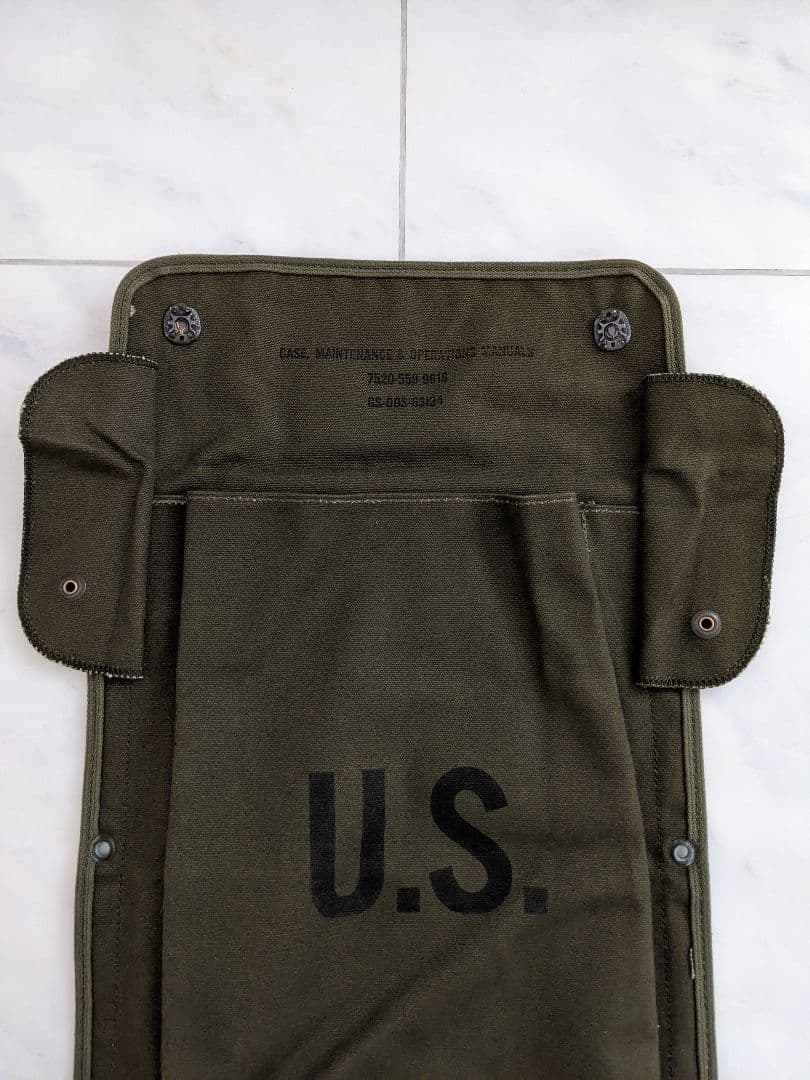 レア デッドストック US ARMY マニュアル ケース 書類入れ ヴィンテージ