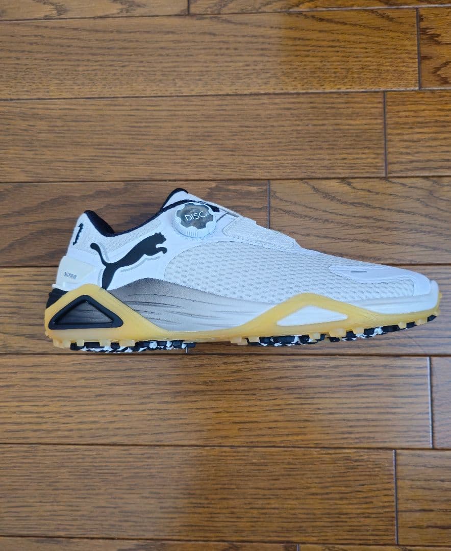 PUMA ゴルフシューズ ホワイト/ネイビー